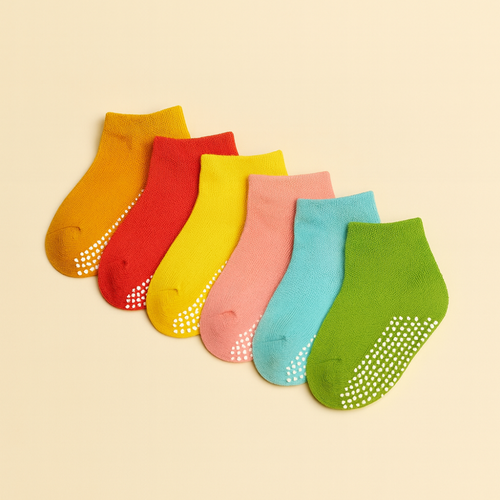 Chaussettes antidérapantes – Lot de 6